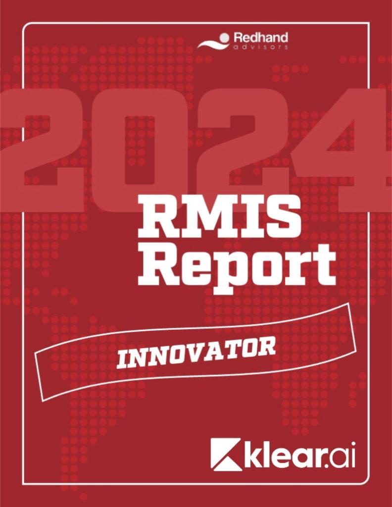 Klear.ai Selected RMIS Report Innovator – Continuing Outstanding ...